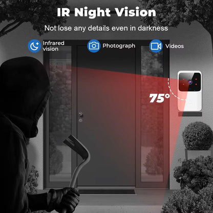 Rechargeable Smart Home Doorbell with Video and Intercom