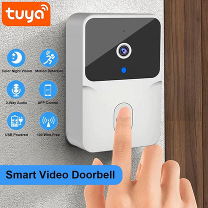 Rechargeable Smart Home Doorbell with Video and Intercom