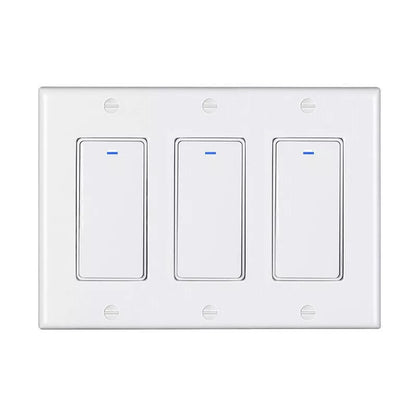 Interruptor de Luz Inteligente WiFi 15A | Control Remoto y de Voz con Alexa y Google Home | Compatible con Tuya & Smart Life App