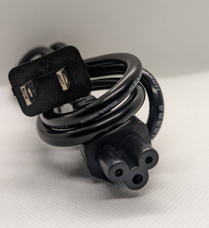 A AC Power Supply Adapter, 3 Prong Lead Cable for Laptop Charger 1.2m