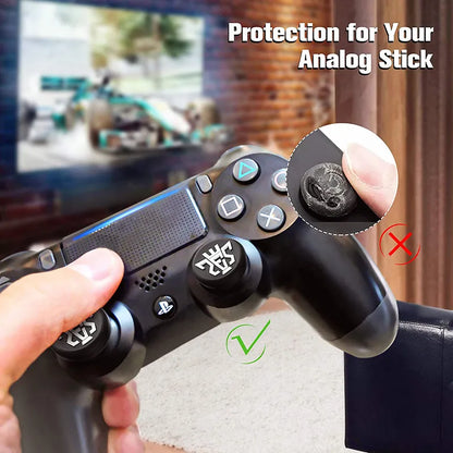 2pcs Silicone Joystick Thumb Grips Protector for PS5 PS4/PS3, XBOX Series X/S,Nintendo Switch PRO Controller