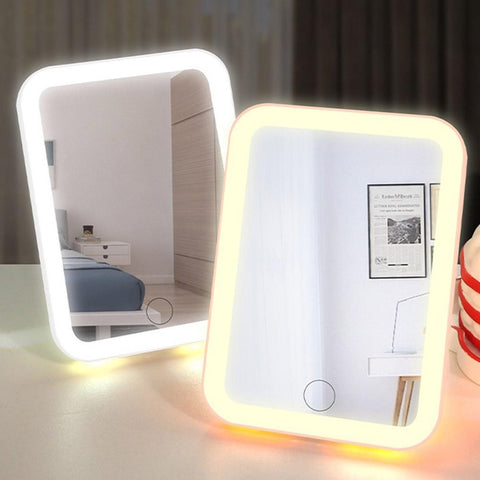 Espejo de tocador con luz LED, imagen 1