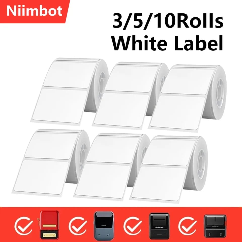 Rollos de etiquetas Térmicas NIIMBOT B1/B21/B3S